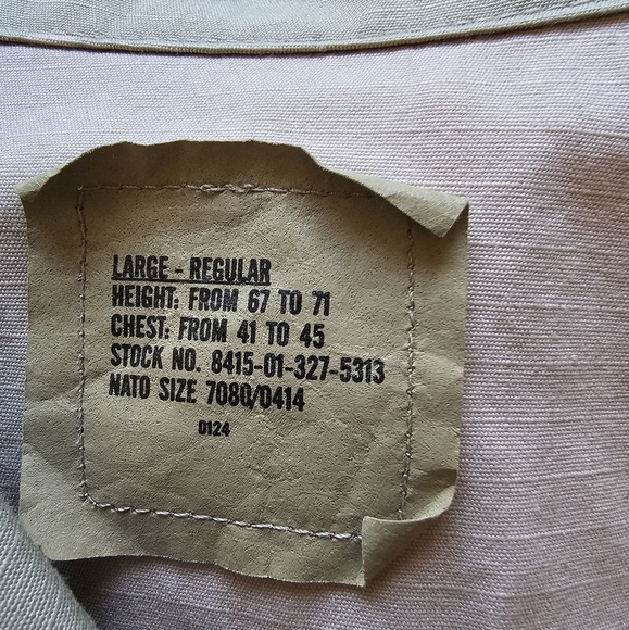 U.S. Army Desert Camouflage Battle Dress Uniform Coat Vintage 1990s - Picture 8 of 15